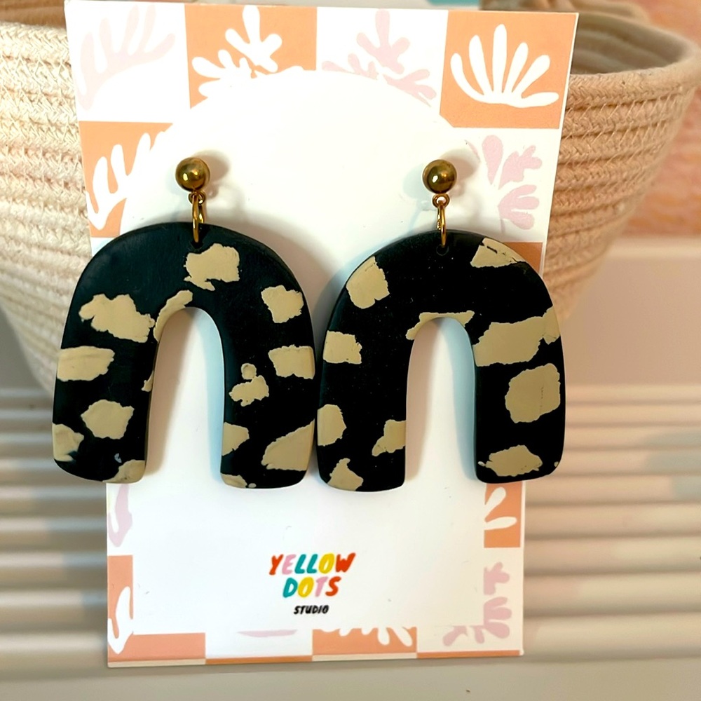 Terrazzo Arch Earrings